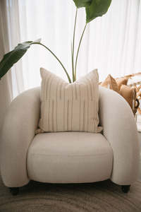 Abbott Cushion in Ecru