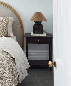 Chloe Bedside Table Black