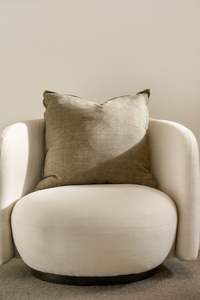Textiles: Cassia Cushion in Nori