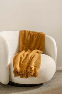 Textiles: Lily Throw in Toffee