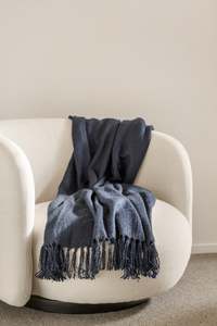 Textiles: Seren Throw in Midnight