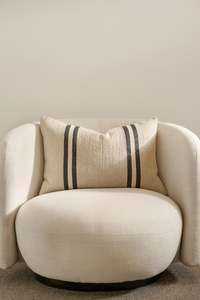 Mila Lumbar Cushion in Oyster