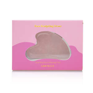Louvelle Rose Quartz Gua Sha Facial Sculpting Tool