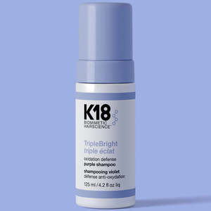 Shampoo Conditioner: K18 TripleBright Purple Shampoo