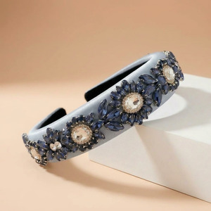 Hair Accessories: Gildie Sapphire Bloom Crystal Headband