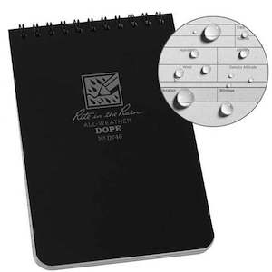 Military And Law Enforcement Notebooks Writing: RITR DOPE Log Book 4" x 6"