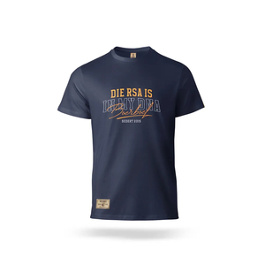Products: Men’s T-Shirt – Embroidered “RSA” Navy – SA Clothing Limited