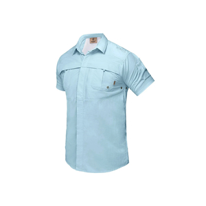 Products: Men’s Gariep Shirt S/S – Sky – SA Clothing Limited