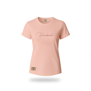 Products: Ladies T-Shirt – Printed Light Pink CANSA – SA Clothing Limited