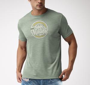 Products: Premium T-Shirt Printed – Green Melange “Mielies” – SA Clothing Limited