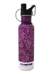 750ml SafeBottle Purple Print - SafeBottlesSafeBottles - saving you, saving the planet