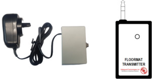 Safeguard Wireless: Wireless Floor Mat Transmitter and Receiver Combo
