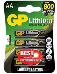 Batteries: AA Lithium