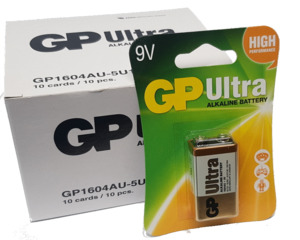 Batteries: 9V Battery (10 Pack)