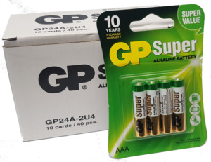 Batteries: AAA (40 Pack)