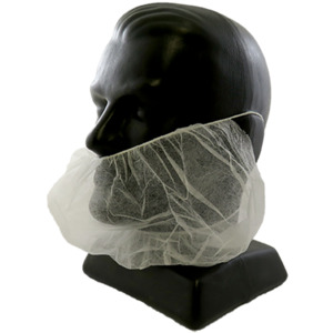 Products: Wise 53cm Double Loop Beard Cover 1000pc Disposable Clothing SafeTradie
