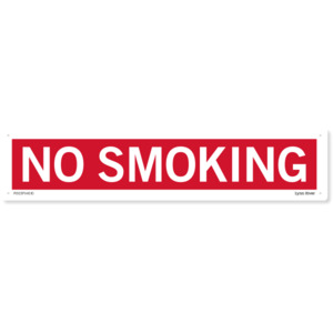 Prohibition No Smoking Safety Sign SafeTradie