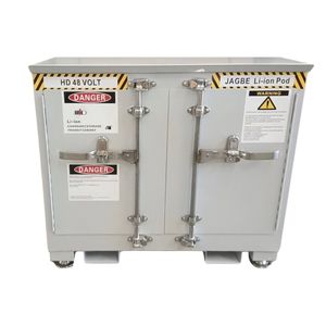 Products: Heavy-Duty Lithium-Ion Battery Charging Cabinet 8 Station Indoor/Outdoor