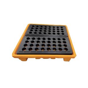 4 Drum Spill Containment Pallet Corrosion Resistant Heavy Duty