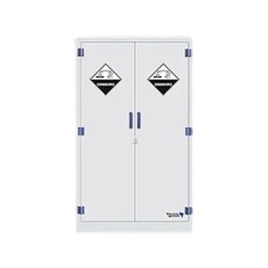 170L Polypropylene Cabinet Chemical Storage Acid-Resistant Corrosive Safe