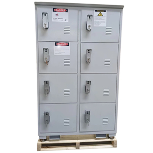 Heavy Duty Lithium-Ion Battery Cabinet 8 Door Fire-Safe