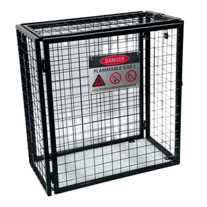 Products: Forklift Gas Bottle Cage 9kg 15kg 18kg Secure Storage