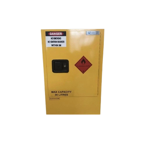 30L Flammable Goods Cabinet Heavy Duty Fire-Resistant Storage