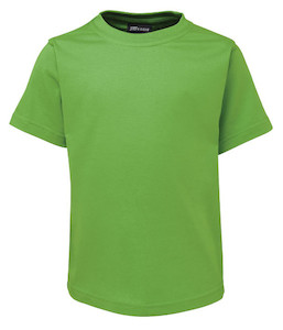 1KT JB's Kids Cotton Tee, Lime, Sizes 2 to 14 - Safety Equipment NZ, Tauranga, H&hellip;