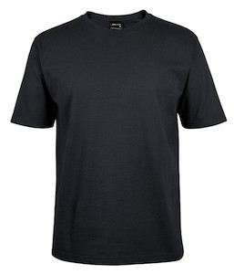 Singlets & Tees: 1HT JB's Cotton Tee, Black, Sizes 2XS to 12XL/13XL - Safety Equipment NZ, Tauranga, Hamilton, Cambridge, Rotorua, BOP