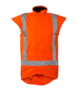 PCR4010 Caution StormPro Day/Night TTMC-W22 Fleece Lined Vest, Orange, Sizes XS &hellip;