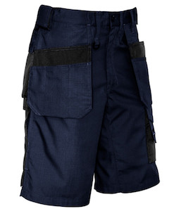 ZS510 Syzmik Mens Ultralite Multi-Pocket Short, Navy/Black, Sizes 72 to 132 - Sa&hellip;