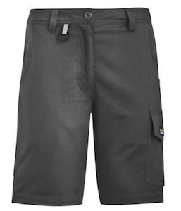 ZS704 Syzmik Womens Rugged Cooling Vented Short, Charcoal, Sizes 4 to 24 - Safet&hellip;