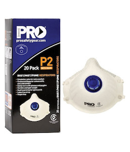 PC321-20 Paramount Safety Disposable P2 Dust Mask + Valve, Box of 20 - Safety Eq&hellip;