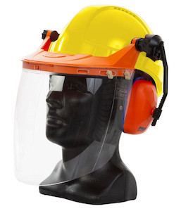 TN1R-VC Esko Tuff-Nut Ratchet Hard Hat Visor Combo, Yellow - Safety Equipment NZ&hellip;