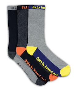 890-91000 Bata Work Socks 3 Pack Light - Safety Equipment NZ, Tauranga, Hamilton&hellip;