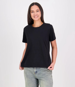 T203 Cloke Womens Silhouette Tee V2, Black, Sizes 8 to 22 - Safety Equipment NZ,&hellip;