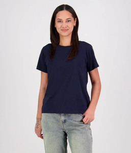 T203 Cloke Womens Silhouette Tee V2, Navy, Sizes 8 to 22 - Safety Equipment NZ, &hellip;