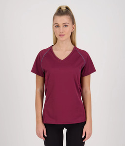 XTG Cloke Womens XT Performance T-Shirt, Maroon, Sizes 8 to 22 - Safety Equipmen&hellip;
