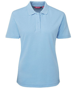 Polos: 2LPS JB's Ladies Polo, Light Blue, Sizes 6 to 24 - Safety Equipment NZ, Tauranga, Hamilton, Cambridge, Rotorua, BOP