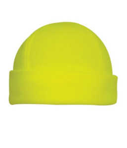 4292 Legend Life Polar Fleece Beanie, Yellow - Safety Equipment NZ, Tauranga, Ha&hellip;