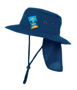 4295 Legend Life Sunmaster Hat with Neck Flap, Navy - Safety Equipment NZ, Taura&hellip;