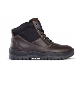 Products: 917030 Caution Mongrel Lace Up Non-Safety Boot, Claret/Brown, Sizes 3 to 14 - Safety Equipment NZ, Tauranga, Hamilton, Cambridge, Rotorua, BOP