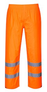 Products: HI-VIS RAIN TROUSERS by PORTWEST