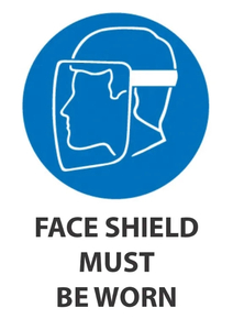 Products: Face Shield Must Be Worn - Safety Online