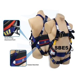 SBE5 Harness-Padded Waist Belt-Work Positioning D Rings - Safety Online