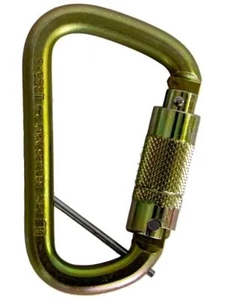 Carabiner Offset Steel Triple Locking Captive Eye Pin - Safety Online