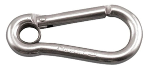 Products: Spring Hook Eyelet Stainless 316 - carabiner - Safety Online