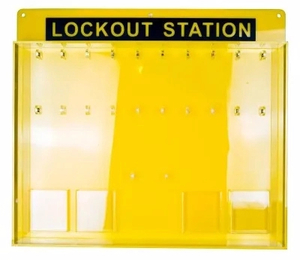 Lockout station 20 locks - without cover - Safety Online