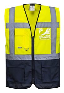 Products: PORTWEST WARSAW EXECUTIVE VEST - Safety Online