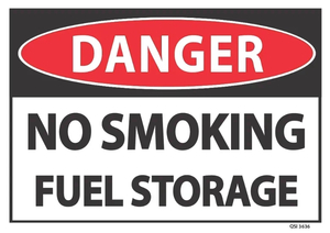 Products: Danger No Smoking Fuel Storage - Safety Online